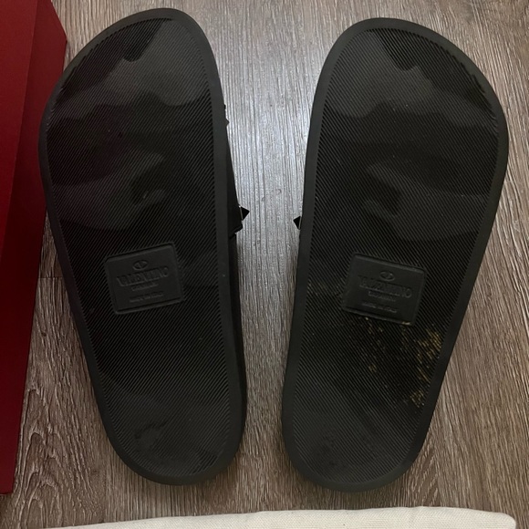Valentino PVC Rockstud black slides size 36 - Picture 3 of 6